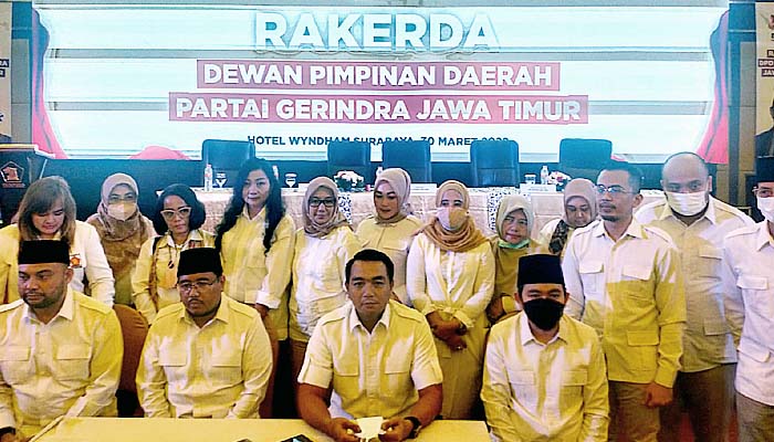 Gelar Rakerda, Gerindra Jatim putuskan usung Anwar Sadad calon Gubernur Jatim 2024.