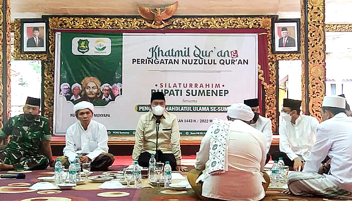 Berikan Bantuan Printer KartaNU, Begini Harapan Bupati Achmad Fauzi/Foto: Acara silaturrahim Bupati dan Pengurus NU