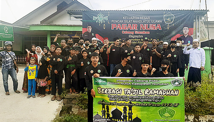 PC Pagar Nusa Nunukan bagikan takjil dan santuni anak yatim