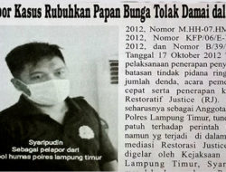 Ssstt….!! Ada Polisi Hello-Kity Pembohong di Polres Lampung Timur