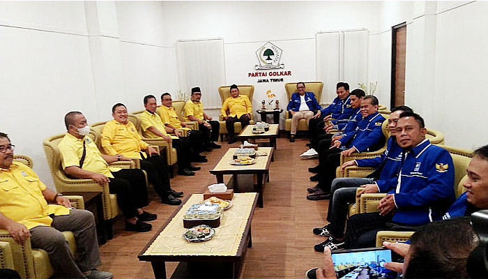 Bentuk koalisi Indonesia Bersatu, inilah hasil pertemuan PAN dan Golkar di Jawa Timur