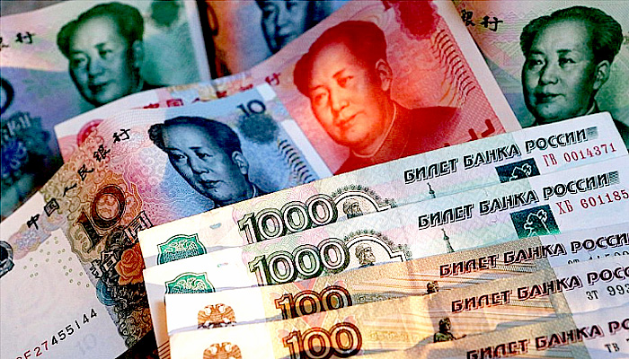 Terjadi peningkatan 1000% perdaganan yuan Cina dan rubel Rusia