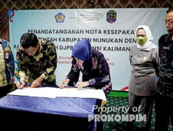 Pemkab Nunukan Tandatangani Nota Kesepakatan (MoU) Dengan Kanwil DJPB Provinsi Kaltara