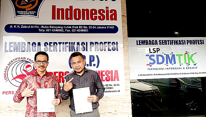 BNSP dan LSP Pers Indonesia resmi terbitkan Sertifikat Kompetensi Wartawan