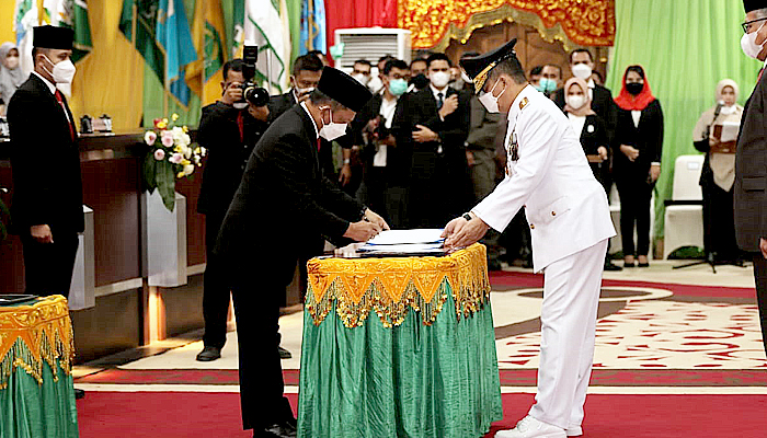 Mendagri resmi lantik Achmad Marzuki jadi penjabat Gubernur Aceh.