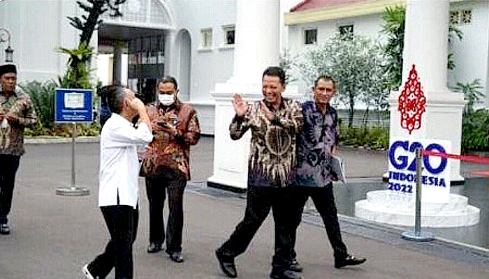 Penuhi undangan Presiden Jokowi, Pj Gubernur Achmad Marzuki paparkan sejumlah isu di Aceh.