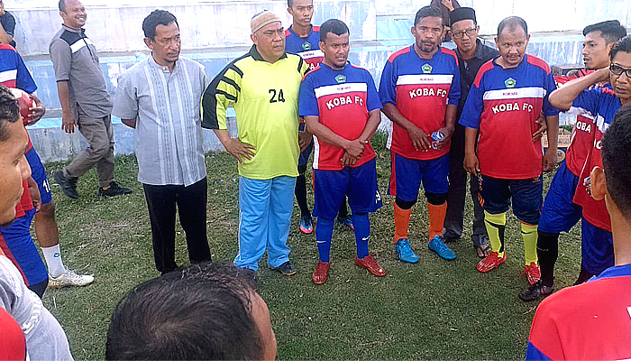 Kemenag Koba FC tahan imbang RSUZA FC  1-1.