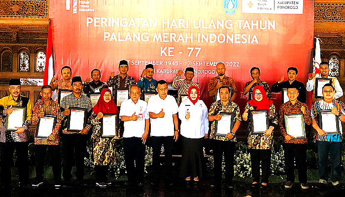 Kang Giri apresiasi peran sosial kemanusiaan PMI Kabupaten Ponorogo.