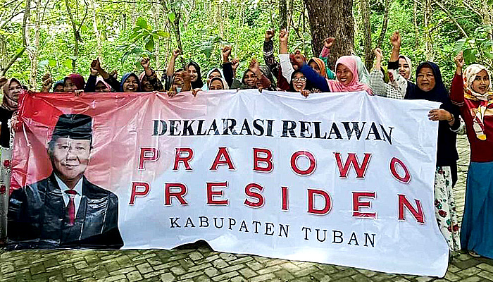 Dinilai Peduli Rakyat Kecil, Komunitas Emak-Emak Kabupaten Tuban Deklarasikan Prabowo Subianto Presiden