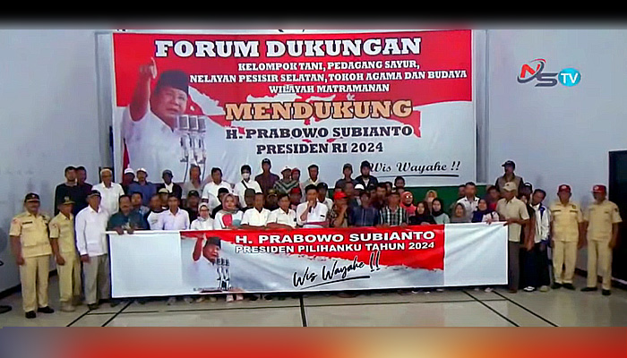 Sejumlah Komunitas se-Mataraman Dukung Prabowo Menjadi Presiden Dalam Pilres 2024