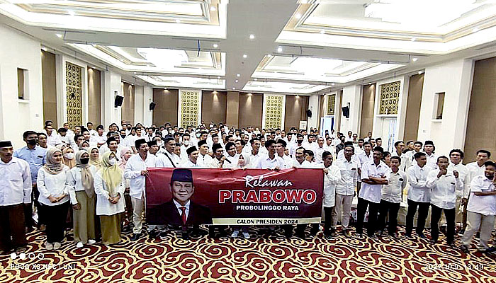 Ratusan relawan Sahabat Prabowo Probolinggo Raya gelar deklarasi