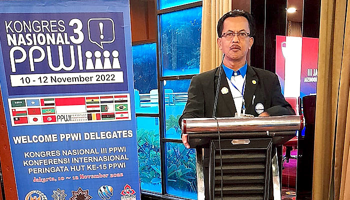 Kongres PPWI ke III 2022 Ketua DPC Jembrana Dapat Kehormatan Sebagai Delegasi Dalam Negeri