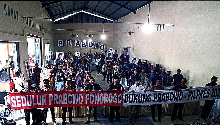 Relawan Sedulur Prabowo Ponorogo Kembali Deklarasikan Prabowo Presiden