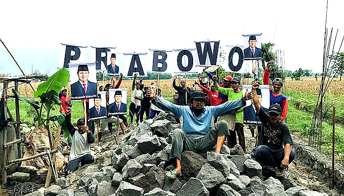 Komunitas Kuli Bangunan Ponorogo Dukung Prabowo Presiden