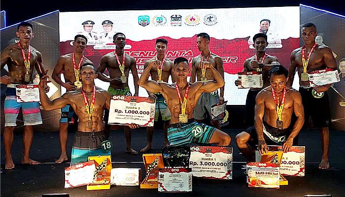 Atlit Satrya Gym Nunukan Persembahkan Medali Emas di Benuanta Muscle Fighter