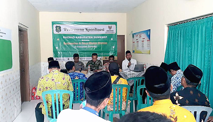Baznas Sumenep Koordinasi dengan Pemerintah Kacamatan Pragaan Ikut Atasi Lima Desa Miskin  Ekstrem