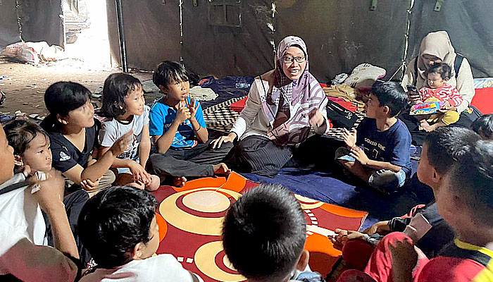 Layanan Dukungan Psikososial Bantu Pulihkan Anak di Pengungsian Bencana Gempa Cianjur