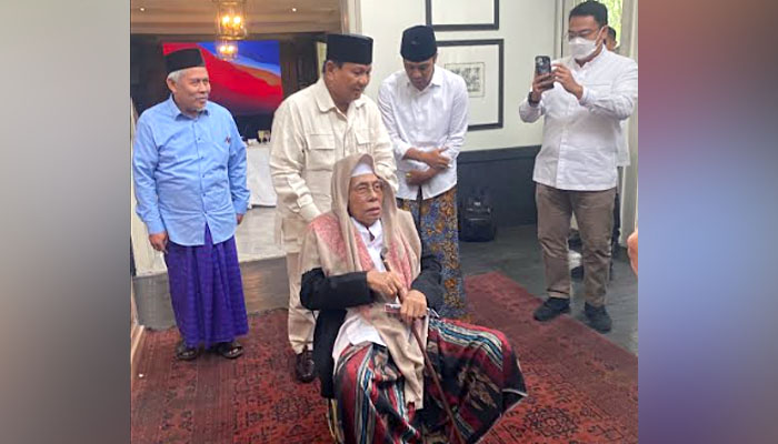 Bertemu dengan Kiai Ulama di Jawa Timur, Prabowo meminta restu untuk mencalonkan diri di Pilpres 2024