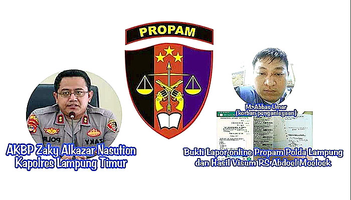 Korban Penganiayaan Oknum APH Polres Lampung Timur Menuntut Keadilan