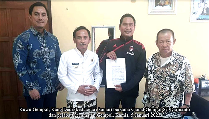 Kang Dedi Ditetapkan sebagai Kuwu Gempol, Alumni Lemhannas Sampaikan Apresiasi kepada Bupati Cirebon