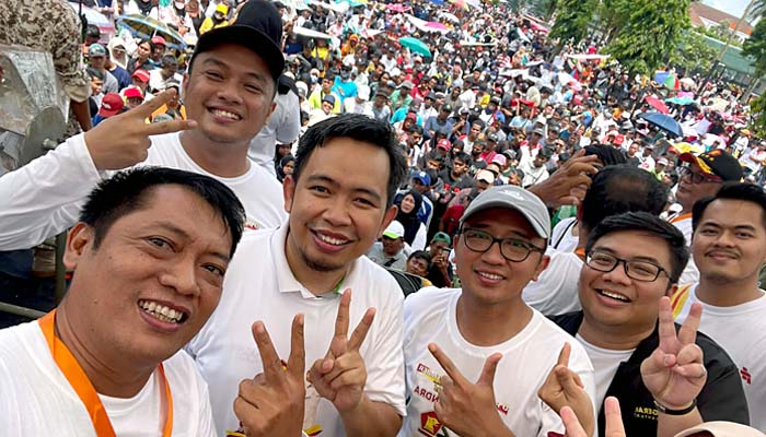 Ikut Gerak Jalan Massal,Masyarakat Jawa Timur Rindu Prabowo Jadi Presiden