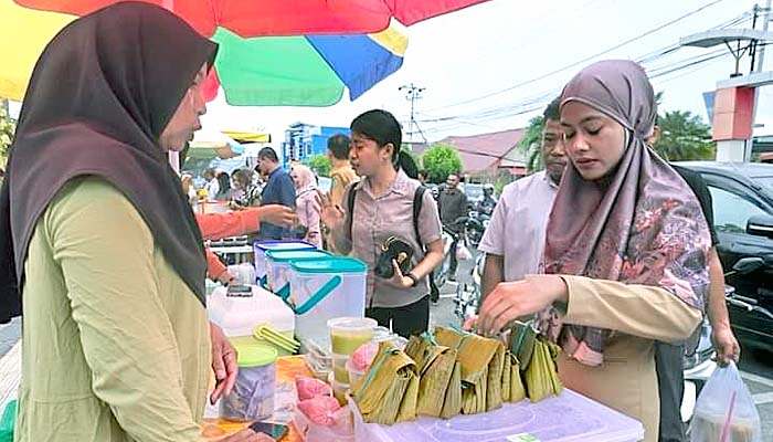 Bupati Nunukan Kunjungi Bazar Ramadhan