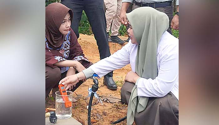 Program Bantuan Sambungan Air PDAM Diluncurkan di Setabu
