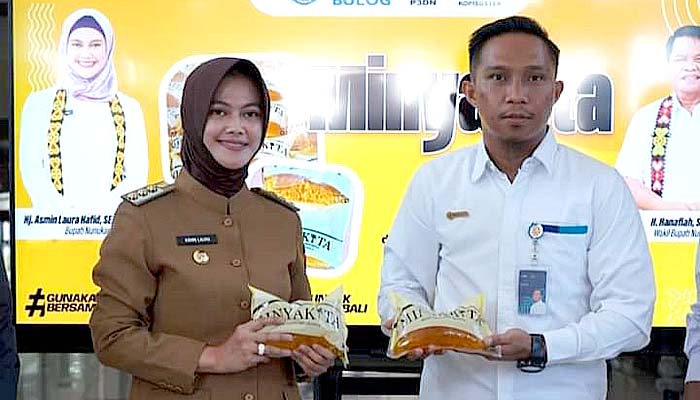 Bupati Nunukan Launching "Minyak Kita" Kerjasama Pemkab Nunukan dan Bulog Cabang Tarakan