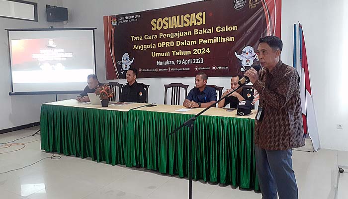 KPU Nunukan Sosialisasikan Tahapan Pengajuan Caleg di Pemilu 2024