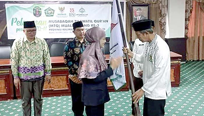 Bupati Nunukan Lepas Kafilah MTQ Mualaf Ke-3 Provinsi Kalimantan Utara
