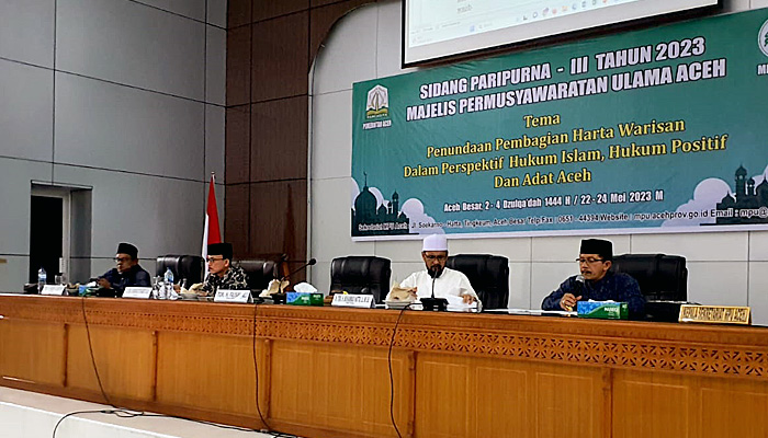 MPU Aceh Keluarkan Fatwa tentang Penundaan Pembagian Harta Warisan Dalam Perspektif Hukum Islam, Hukum Positif dan Adat Aceh