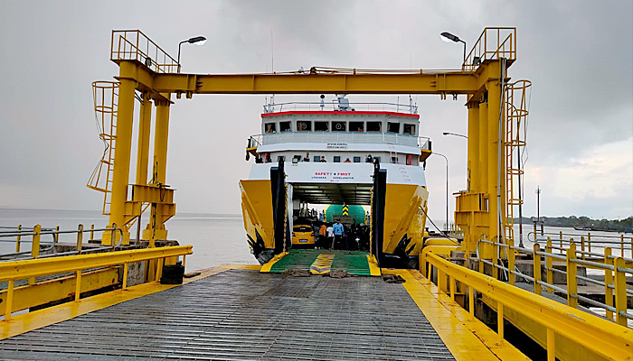 Andre Pratama Soroti Rusaknya Moveable Bidge Pelabuhan Ferry Sei Jepun Nunukan