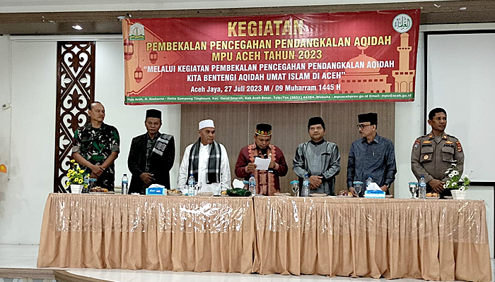 MPU Aceh Laksanakan Pembekalan Pencegahan Pendangkalan Aqidah di Aceh Jaya