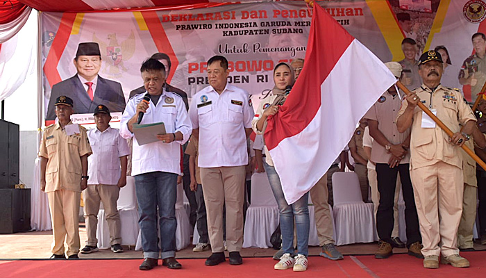 Prawiro IGMP Subang Gelar Deklarasi Dukungan Untuk Prabowo Subianto.