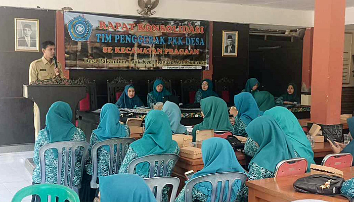 Ketua TP-PKK Kecamatan Pragaan Minta PKK Desa Berinovasi untuk Kemajuan Desa