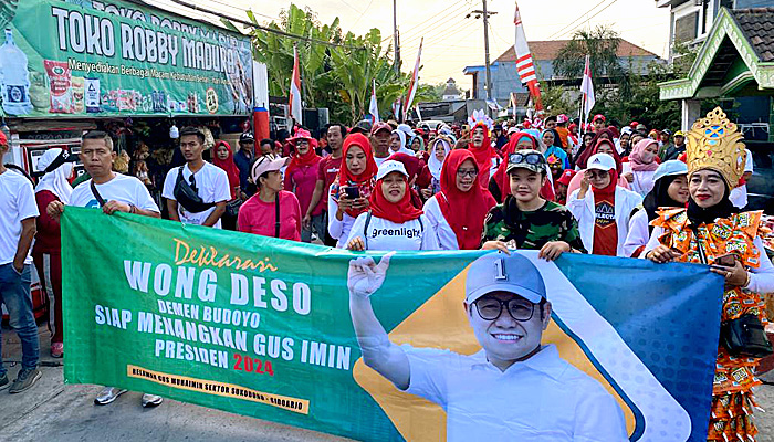 Pilih Gus Imin di Pilpres, Wong Deso Demen Budoyo Deklarasi Dukungan