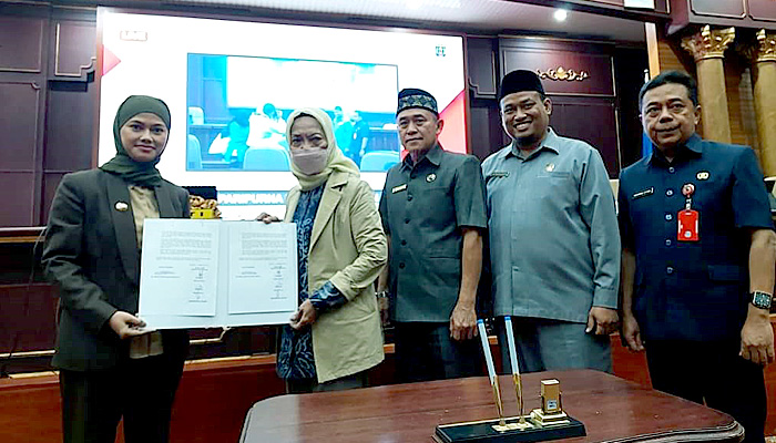 Bupati Nunukan Hadiri Rapat Paripurna Persetujuan Ranperda  Kabupaten Nunukan tentang perubahan APBD T.A 2023