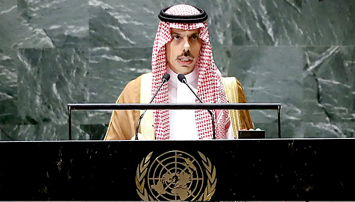 Menlu Saudi Menyerukan Berdirinya Negara Palestina Dalam Pidato di Majelis Umum PBB