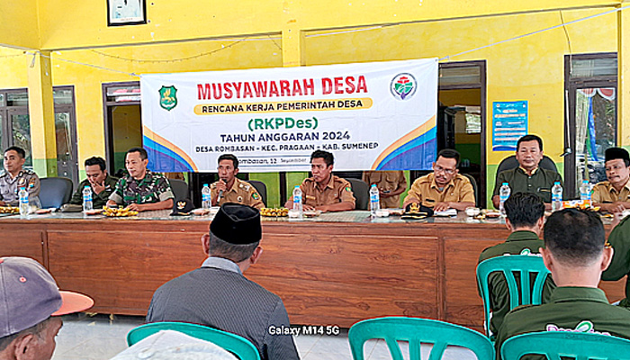 Tentukan Rencana Strategis Pembangunan Desa, Pemdes Rombasan Gelar Musyawarah Desa RKPDes
