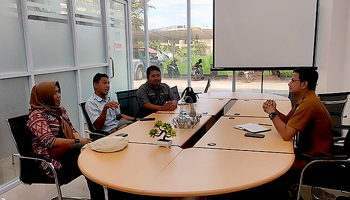 Pengurus PPWI Datangi Kabid Rehabilitasi Sosial Pemkab Pidie Jaya Terkait Bulan Bakti 2023