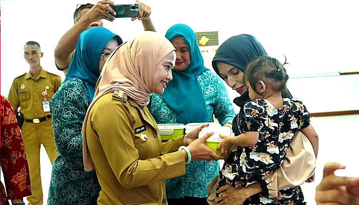 Bupati Nunukan Launching Program Gerakan Ayah Bunda Asuh Anak Stunting (ABAAS)