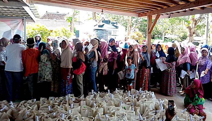 TAP Gunung Kidul Lanjut Program Tebus Sembako Murah di Dusun Pringapus
