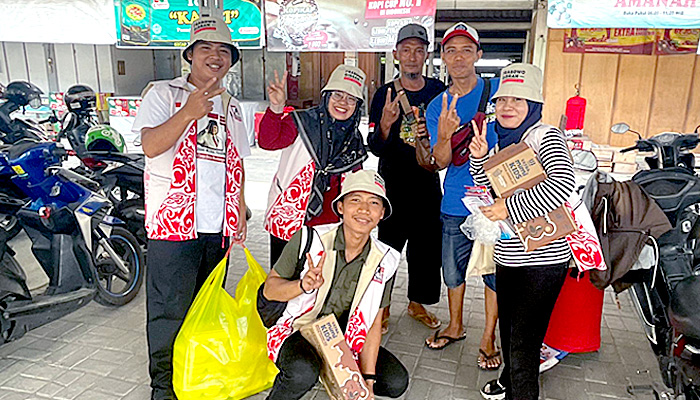 Relawan PMP-DIY Turun ke Pasar Tradisional