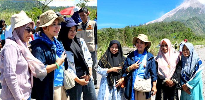 Titiek Soeharto Kunjungi Destinasi Wisata di Kawasan Lereng Gunung Merapi
