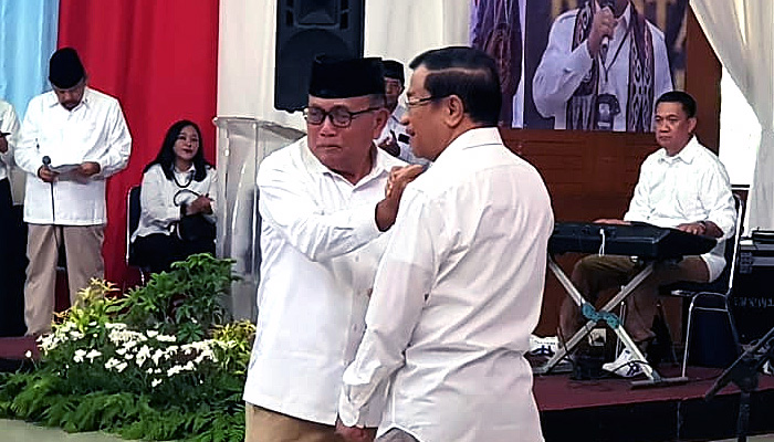 Deklarasi Wirasakti ’74 Sahabat Prabowo di Gedung Pencak Silat TMII Jakarta