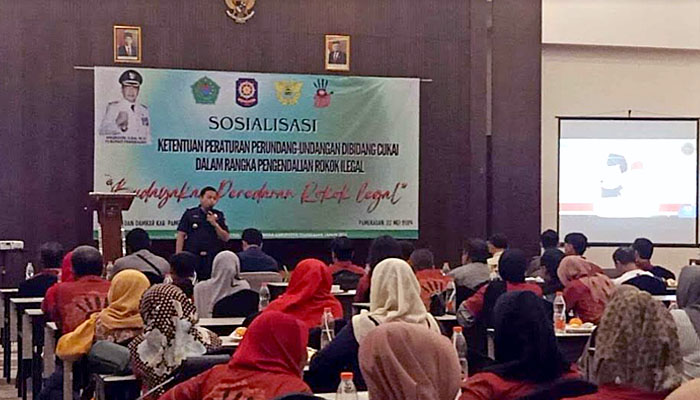 Satpol PP Pamekasan dan Bea Cukai Madura Gencarkan Sosialisasi untuk Berantas Rokok Ilegal