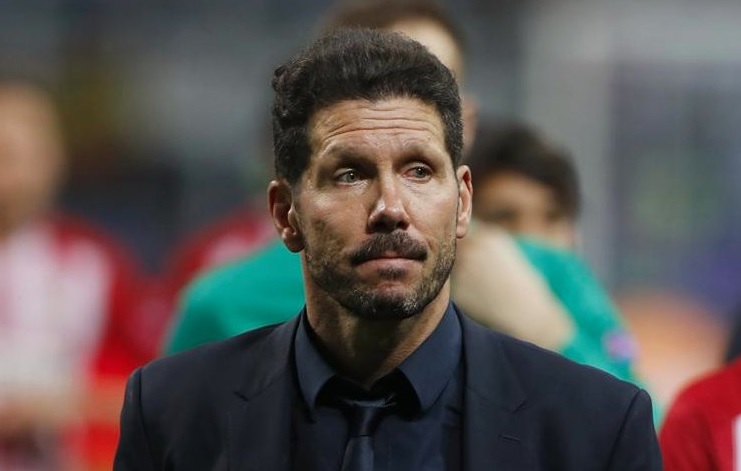 Pelatih Atletico Madrid Diego Simeone/Foto via Squawka