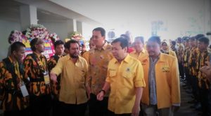 Ahok menghadiri Musda DPD Golkar/Foto via Liputan6.com/Delvira Chaerani Hutabarat