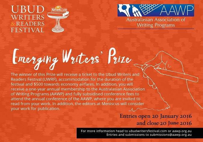 nusantaranews - AAWP-UWRF-Emerging-Writer27-Prize