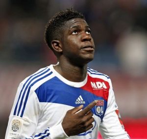 Pemain Lyon Samuel Umtiti/Foto via Reuters